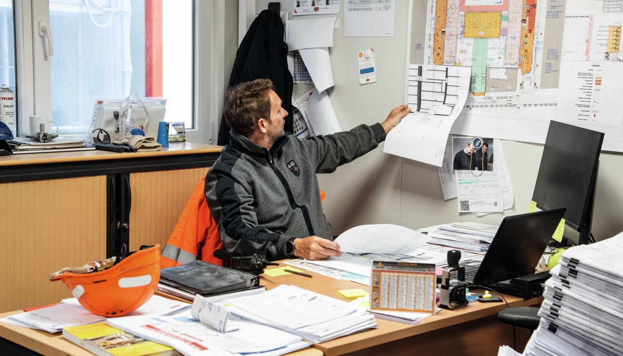 projektant v kanceláři