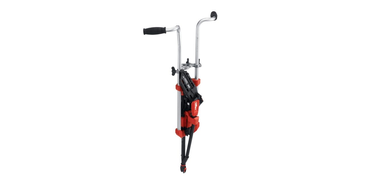 Obrázek rukojeti Hilti SDT 9, taky známé jako "harlej" nebo "skákací tyč"