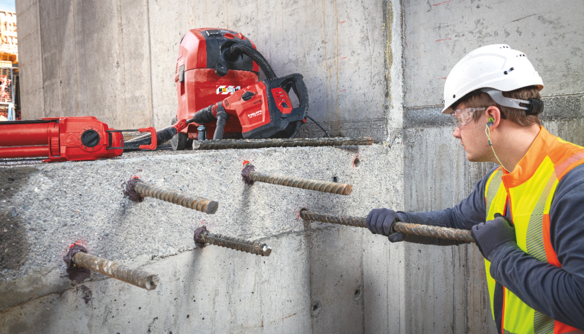 Hilti’s post-installed rebar solutions cover everything from design to testing