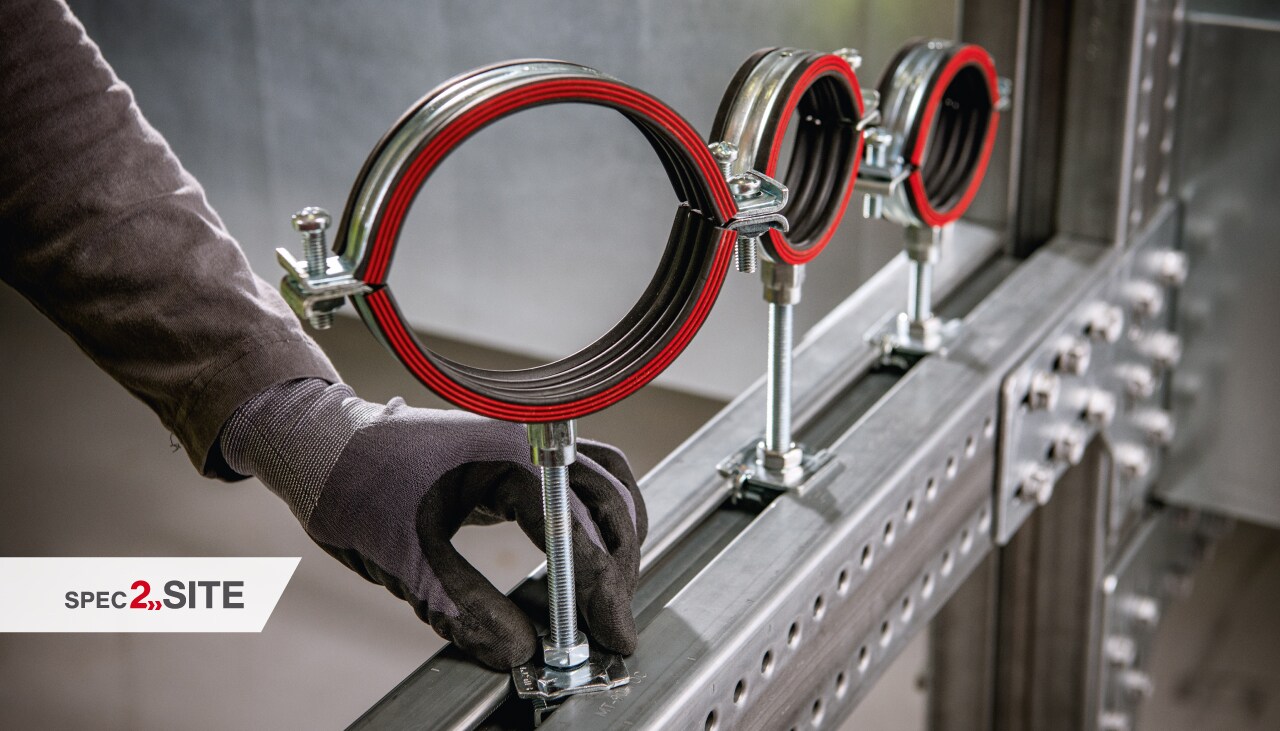 Modulární nosné komponenty pro potrubní aplikace