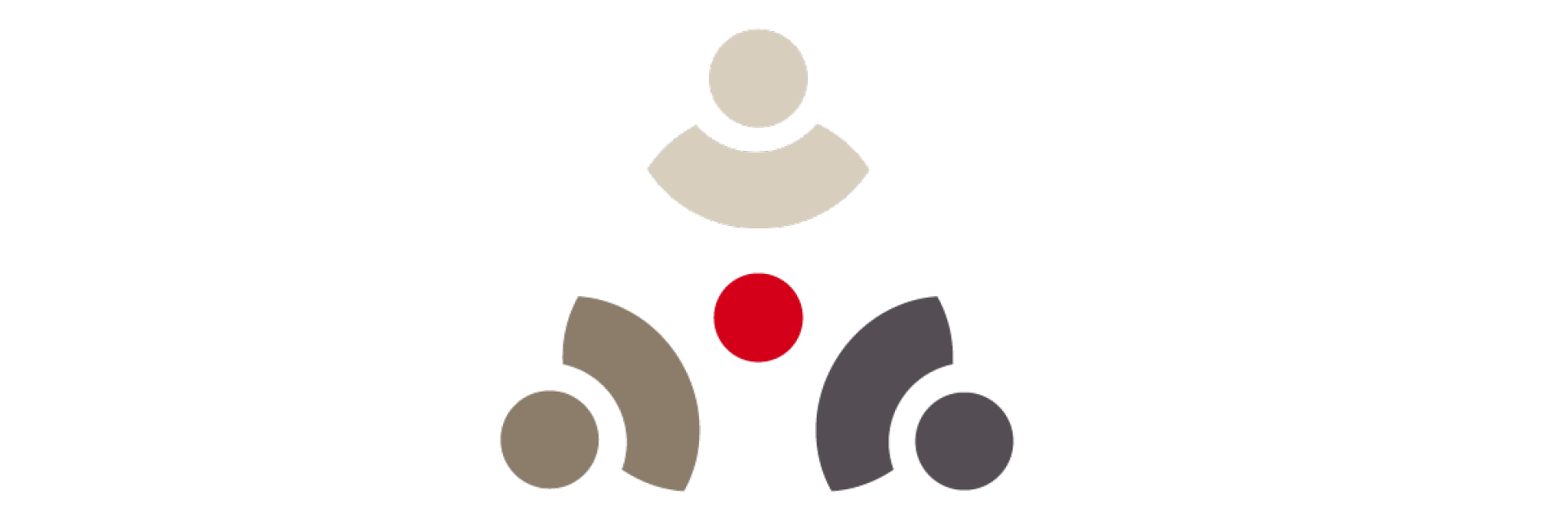 Ikona tří komunikujících lidí