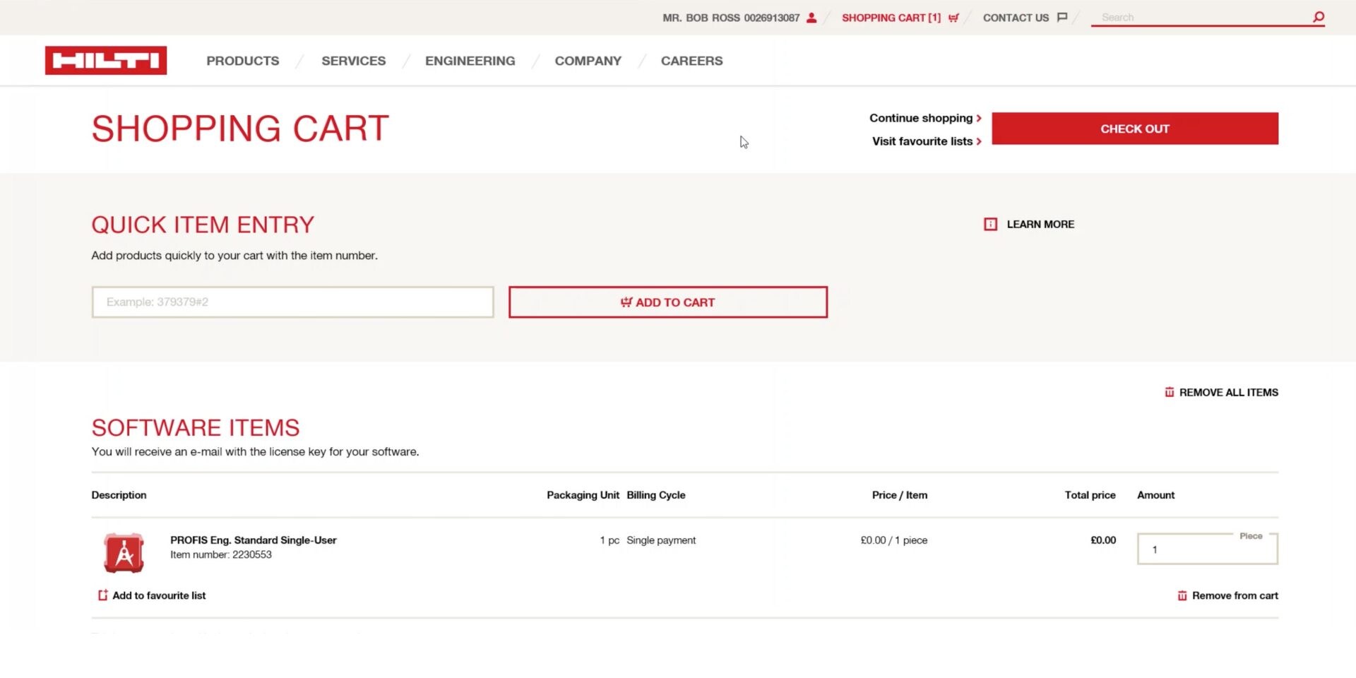 Screenshot of software screen with information about E-Mail notification 