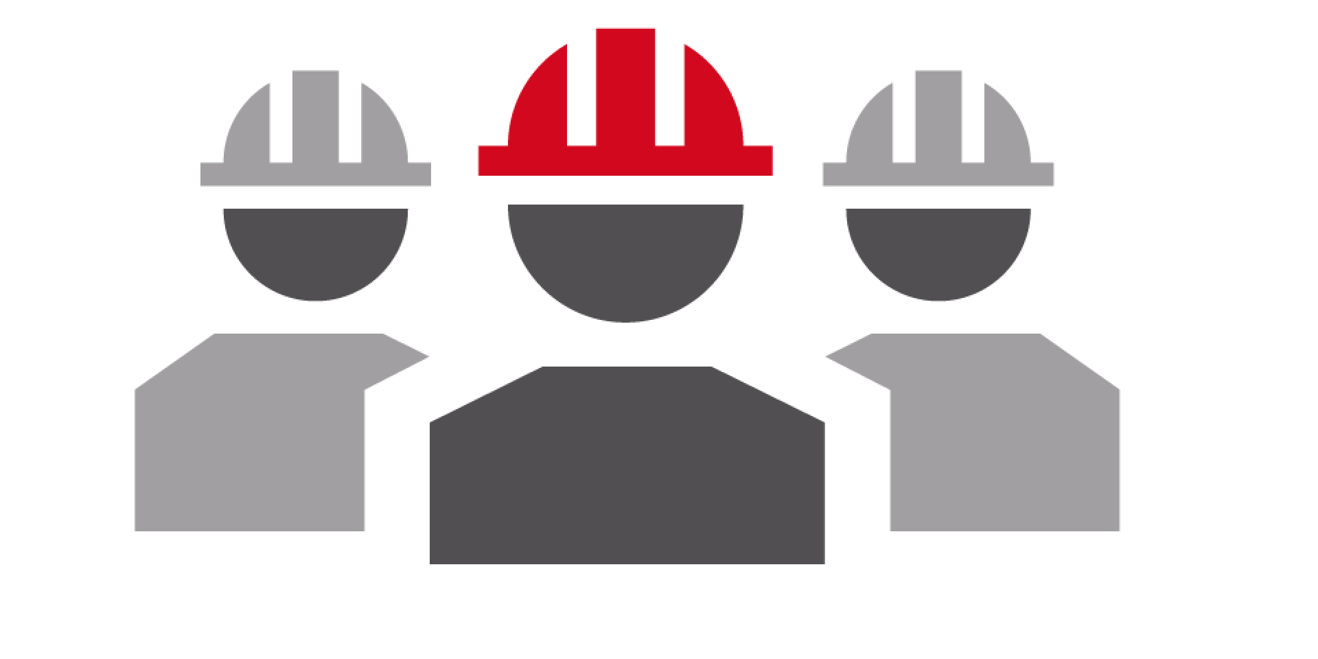 ikona tří pracovníků