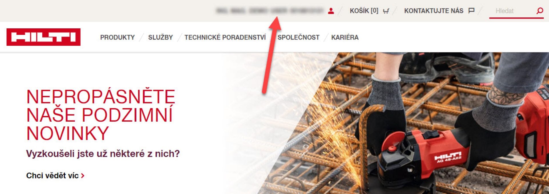 Účet Hilti