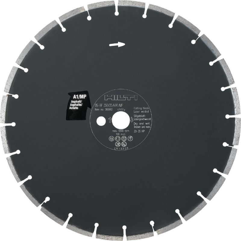Kotouč pro spárové pily A1/MP (asfalt) Prémiový kotouč pro spárové pily (20–35 HP) na řezání asfaltu