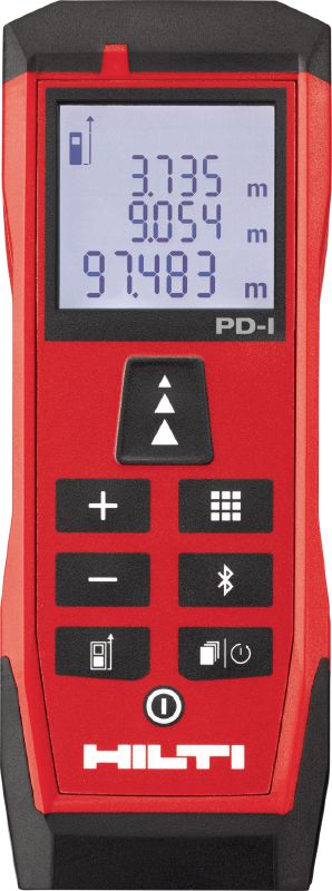Laserový dálkoměr PD-I Robustní laserový měřič s inteligentními měřicími funkcemi a konektivitou Bluetooth® pro interiérové aplikace do 100 m/330 ft