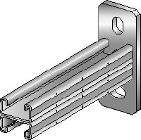 MQK-21 D-F Žárově pozinkovaná (HDG – Hot Dip Galvanized) dvojitá konzola pro střední zatížení