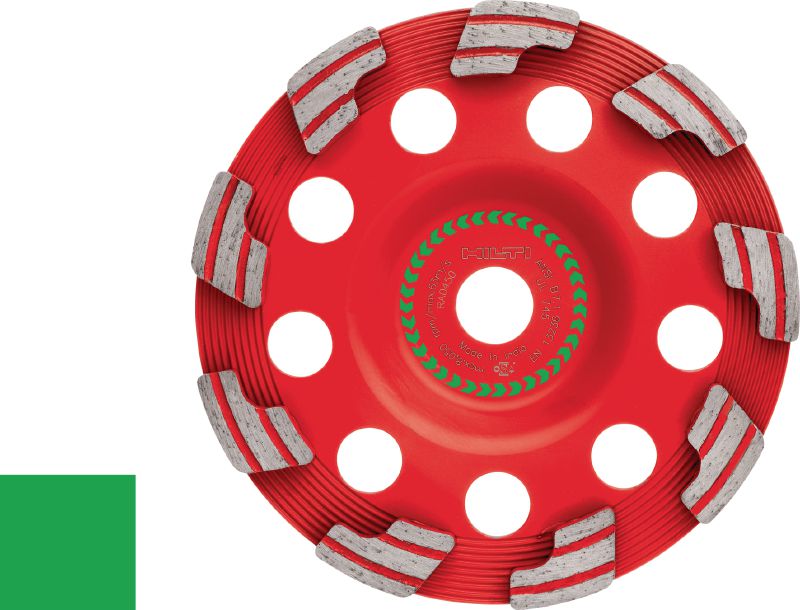 Abrazivní diamantový brusný hrnec SPX (pro DG/DGH 150) Vysoce kvalitní diamantový brusný hrnec pro diamantový brousicí stroj DG/DGH 150 na broušení čerstvého a abrazivního betonu