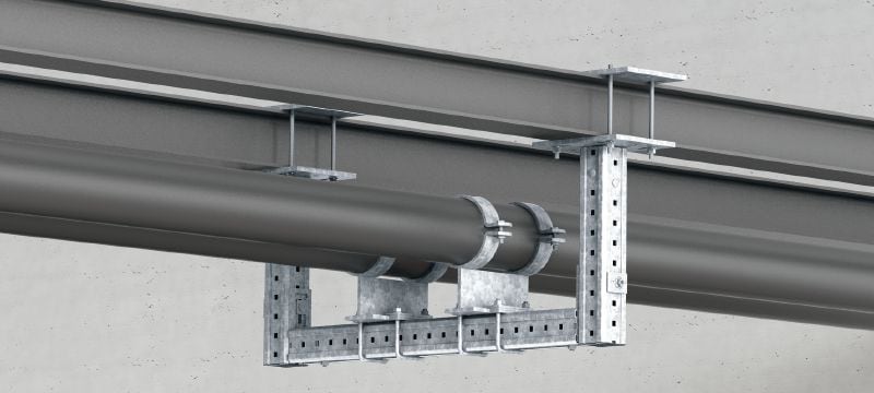 Spojka MIC-S Spojka k upevnění modulárních systémů ke strukturálním ocelovým nosníkům Použití 1