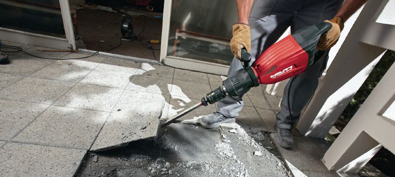 TE-S TI Sekáč na dlaždice Samoostřící dlaždicové sekáče s upínáním TE-S pro odstraňování povrchových materiálů Použití 1