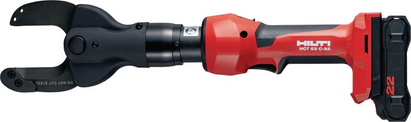 NCT 53 C-22 Akumulátorové nůžky na měděné a hliníkové kabely Akumulátorové nůžky na měděné a hliníkové kabely do 50 mm (platforma baterie Nuron)