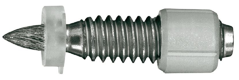 X-EM6H FP8 závitový hřeb Závitový hřeb do oceli z uhlíkové oceli k použití s přístroji poháněnými prachem (8mm podložka)