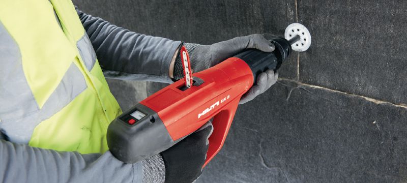 Izolační příchytka X-IE 6 Izolační příchytky pro připevňování minerální vlny a EPS, XPS, PIR, PUR, dřevité vlny, cementovláknitých desek na měkký i tvrdý beton, zdivo a ocel Použití 1