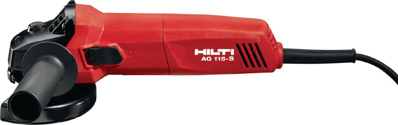 Úhlová bruska AG 115-S Úzká úhlová bruska 850 W (230 V), 700 W (100–110 V) s bočním vypínačem, pro kotouče do 115 mm