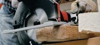 Okružní pila WSC 85 Okružní pila pro kombinované ponorné a křivkové řezy v masivních materiálech do maximální hloubky 85 mm Použití 1