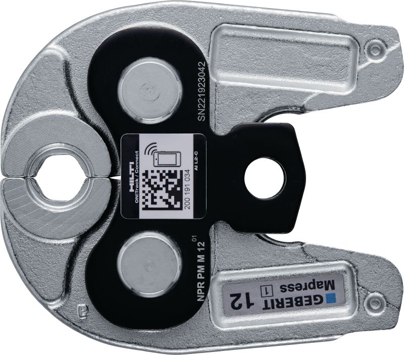 Lisovací čelisti na trubky NPR PM M Lisovací čelisti pro profily M do 35 mm. Kompatibilní se strojem na potrubní objímky Hilti NPR 19-A.
