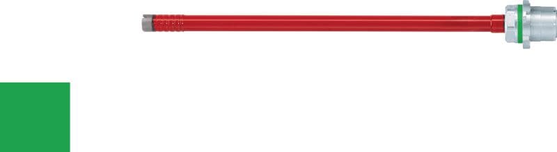 Jádrová vrtací korunka SPX-T pro abrazivní materiály Extra prémiová jádrová vrtací korunka do velmi abrazivního betonu – pro stroje DD EC-1 a DD 30-W (včetně Hilti C+ rychloupínací koncovky)