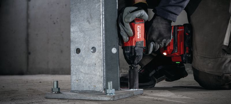 Kotevní šroub HAS-A4 Předem zaříznutý kotevní šroub pro lepicí hybridní/chemické kotvy do betonu a zdiva Použití 1