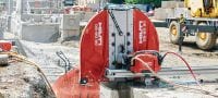 Stěnová pila DST 20-CA 2nd Elektrická stěnová pila pro těžké řezací práce s pomocníkem řezání a elektronickou řídicí jednotkou (bez externího E-boxu) Použití 3