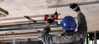 Upevňovací šroub do betonu HUS3-P 6 Univerzální upevňovací šroub s plochou hlavou (uhlíková ocel) Použití 1