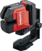 12V olovnicový a křížový laser PMC 20-CG Kombinovaný laser se zeleným paprskem se 2 liniemi a 5 body pro kontrolu svislosti, nivelace, zarovnávání a vyměřování pravých úhlů (s 12V baterií)