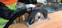 Okružní pila WSC 85 Okružní pila pro kombinované ponorné a křivkové řezy v masivních materiálech do maximální hloubky 85 mm Použití 4