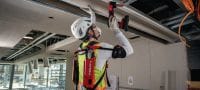 Ramenní exoskelet EXO-S Ramenní exoskelet, který pomáhá zmírnit únavu ramen a krku při práci nad úrovní ramenních kloubů, pro obvod bicepsu do 40 cm Použití 4