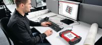 PROFIS Detection Office Software pro analýzu a vizualizaci dat ze skenerů betonu Ferroscan a detekčních systémů X-Scan Použití 1
