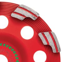 Abrazivní diamantový brusný hrnec SPX (pro DG/DGH 150) Vysoce kvalitní diamantový brusný hrnec pro diamantový brousicí stroj DG/DGH 150 na broušení čerstvého a abrazivního betonu