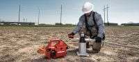 NUN 10K-22 Akumulátorová hydraulická pumpa Akumulátorová hydraulická pumpa s tlakem 10 000 PSI (700 barů) pro náročné řezání/krimpování a dálkové řezání podzemních a pancéřových kabelů (akumulátor Nuron) – dálkové ovládání je součástí dodávky Použití 5
