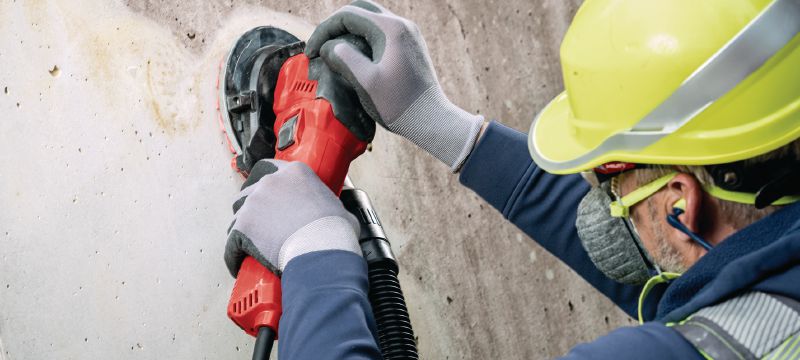 Bruska na beton DGH 130 Bruska na beton, pro broušení betonu a dokončovací práce na površích betonových stěn Použití 1