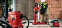 Systém recyklace vody DD-WMS 100 Přístroj na přívod chladicí vody a pro zachycování a filtraci odpadní vody pro použití se systémy diamantového vrtání Použití 5