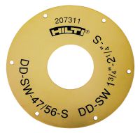 Těsnění korunky DD-SW-S Těsnění pro vodní kroužek DD-WC-S pro vrtací korunku s průměrem od 8 mm (5/16) do 87 mm (3 7/16)