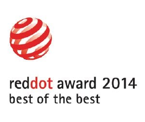                Tento produkt byl oceněn Red Dot cenou za design „Best of the Best“.            