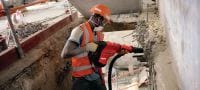 Systém odsávání prachu TE DRS-Y Systém odsávání prachu pro vrtání a sekání do betonu pomocí vrtacích kladiv Hilti SDS Max (TE-Y) Použití 2