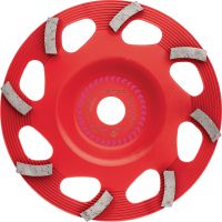 Diamantový brusný hrnec SPX pro odstraňování nátěrů (pro DG/DGH 150) Vysoce kvalitní diamantový brusný hrnec pro diamantový brousící stroj DG/DGH 150, k odstraňování všech typů tenkých povrchových vrstev, jako například nátěrů a lepidel
