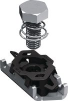 Kanálová matice MT- FL Fast-Lock s čepem Kanálová matice Fast-Lock s čepem pro upevnění patních desek a spojek ke kanálům sloupků MT