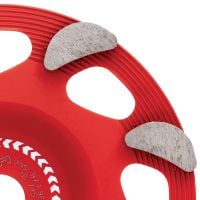 Diamantový brusný hrnec pro jemné broušení povrchu SPX (pro DG/DGH 150) Vysoce kvalitní diamantový brusný hrnec pro diamantový brousící stroj DG/DGH 150, k dokončovacímu broušení všech typů betonu a přírodního kamene