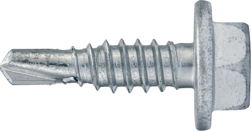 Samovrtné šrouby do kovu S-MD 21 Z Samovrtný šroub (pozinkovaná uhlíková ocel) s nalisovanou přírubou k připevnění tenkých kovů k sobě (do 3 mm)