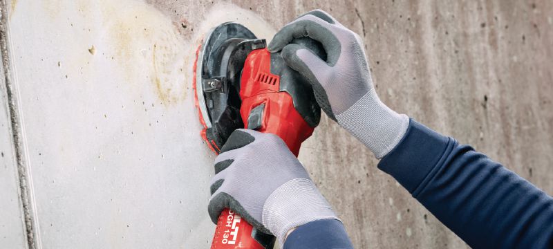 Bruska na beton DGH 130 Bruska na beton, pro broušení betonu a dokončovací práce na površích betonových stěn Použití 1
