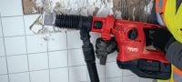 Akumulátorové vrtací kladivo TE 30-22 Výkonné akumulátorové vrtací kladivo SDS Plus (TE-C) s aktivním omezováním vibrací a aktivní kontrolou krouticího momentu pro vrtání do betonu a sekání (akumulátorová platforma Nuron) Použití 6