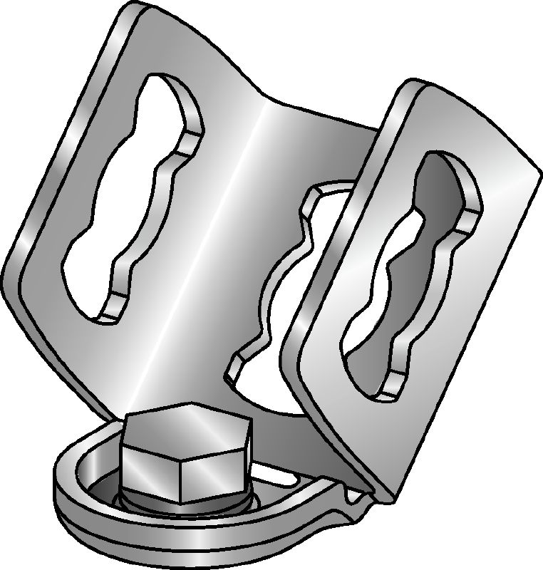 Spojky MQ3D-F Žárově pozinkované (HDG – Hot-Dip Galvanized) prvky k montáži 3D konstrukcí přímo na stavbě