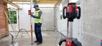Venkovní rotační laser PR 300-HV2S Venkovní rotační laser pro horizontální vyrovnávání a vertikální srovnávání, sklony a pravé úhly Použití 1