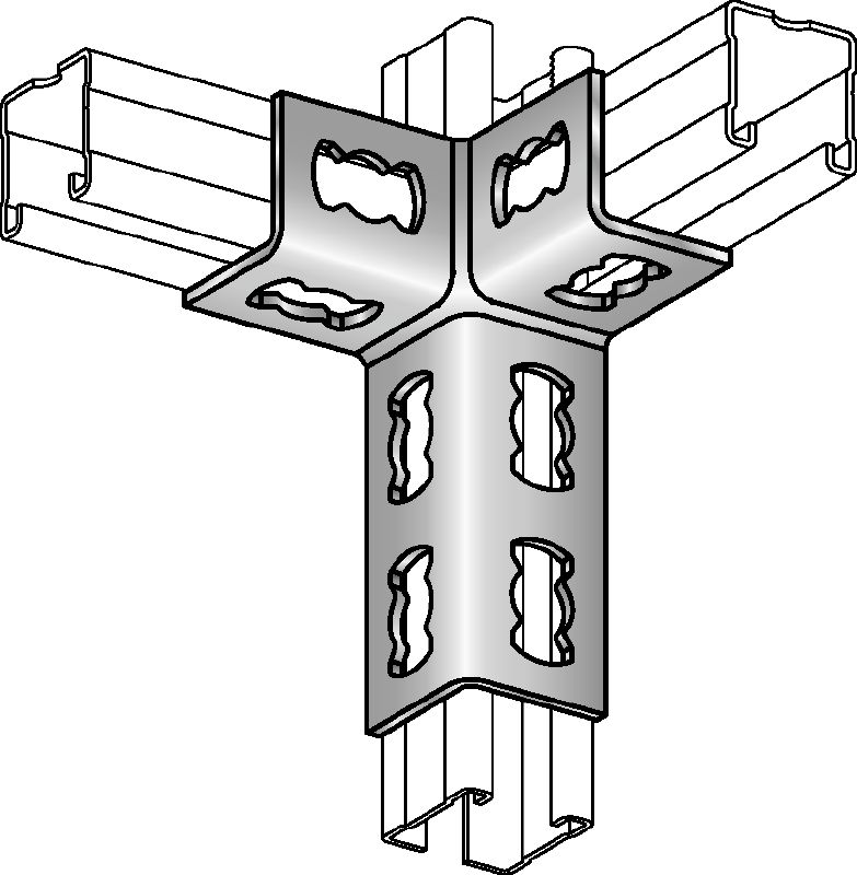 Spojovací čep MQV-3D_R Spojovací čep z nerezové oceli (A4) pro trojrozměrné konstrukce