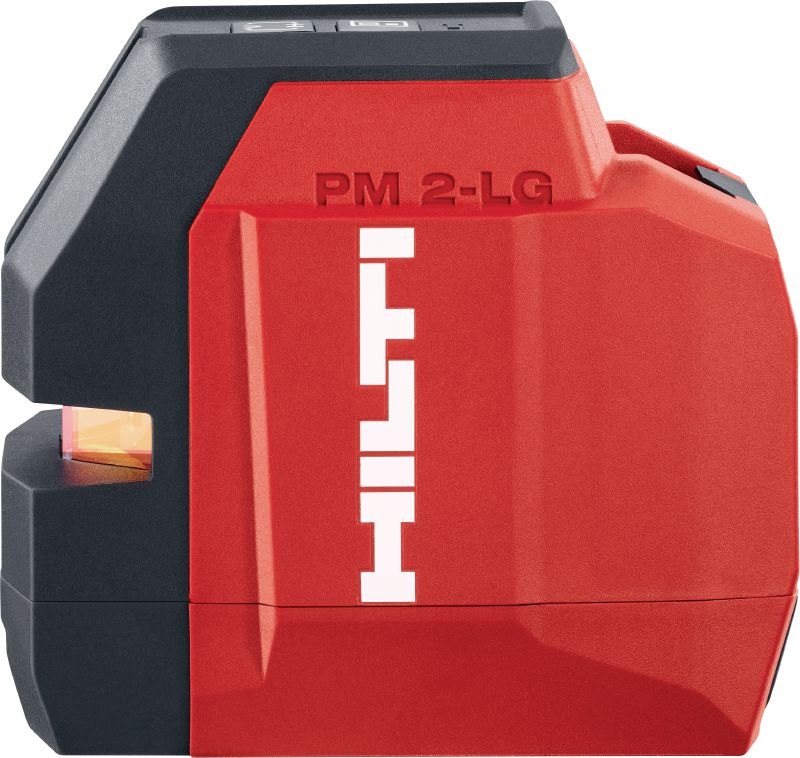 Zelený liniový laser PM 2-LG Zelený liniový laser se 2 dobře viditelnými paprsky pro vyrovnávání a zarovnávání