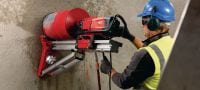 Diamantový jádrový vrtací stroj DD 250 Rozšířený masivní stojan na diamantové vrtání pro velmi malé až velké průměry 12–450 mm (1/2–18) Použití 3