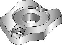 Redukční podložka MQZ-U MQZ-U Galvanizovaná redukční podložka pro metrické upevňování v motýlkových otvorech