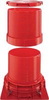 Prodlužovací trubice CP 680-P/M Všestranné modulární příslušenství k přizpůsobení zapuštěných protipožárních pouzder CP 680 v jakékoli desce