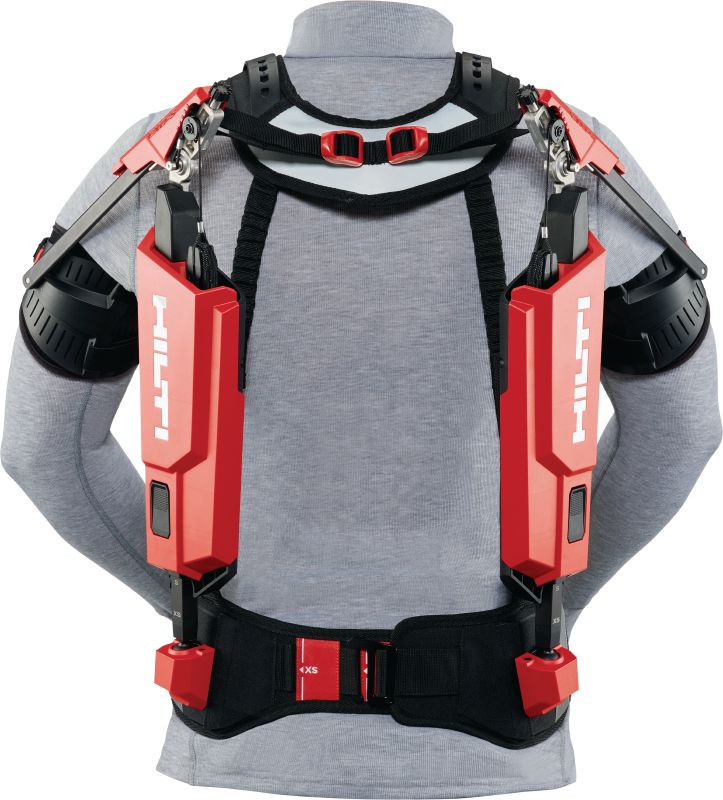 Ramenní exoskelet velký EXO-S Ramenní exoskelet, který pomáhá zmírnit únavu ramen a krku při práci nad úrovní ramenních kloubů, pro obvod bicepsu více než 40 cm
