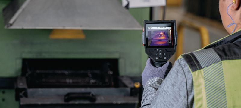 PT-C Termokamera Infračervená kamera s termálním zobrazováním pro kontrolu elektrických, instalatérských, potrubních a vzduchotechnických instalací Použití 1